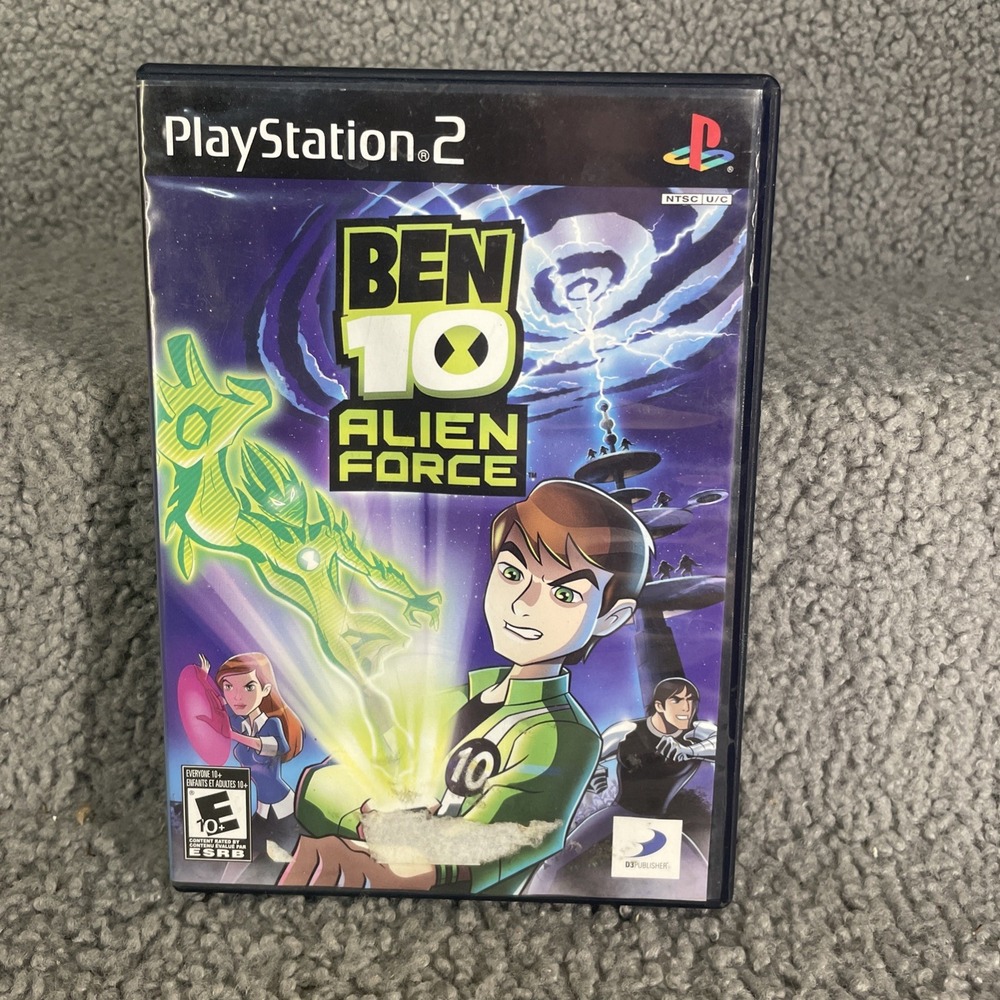 Ben 10: Alien Force PlayStation 2 PS2 Video Game Cib Manual TESTED